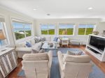 Open Living Room with Gulf Views